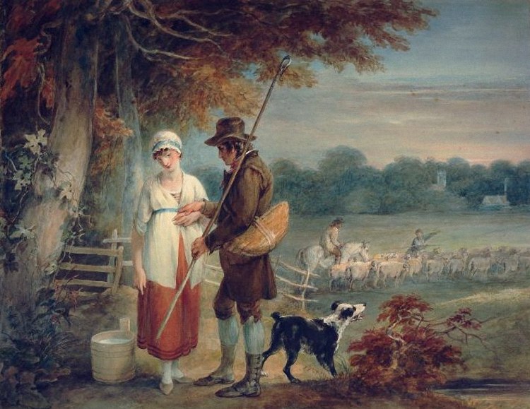 Rustic Courtship by William Hamilton